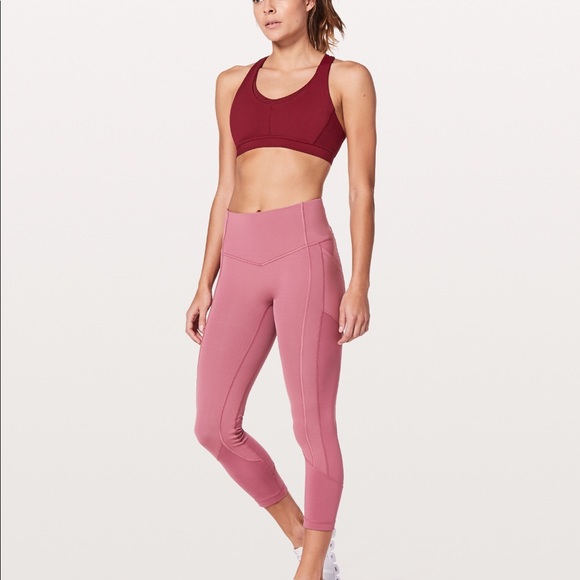 lululemon athletica Pants - Lululemon All The Right Places Crop 10 Moss Rose